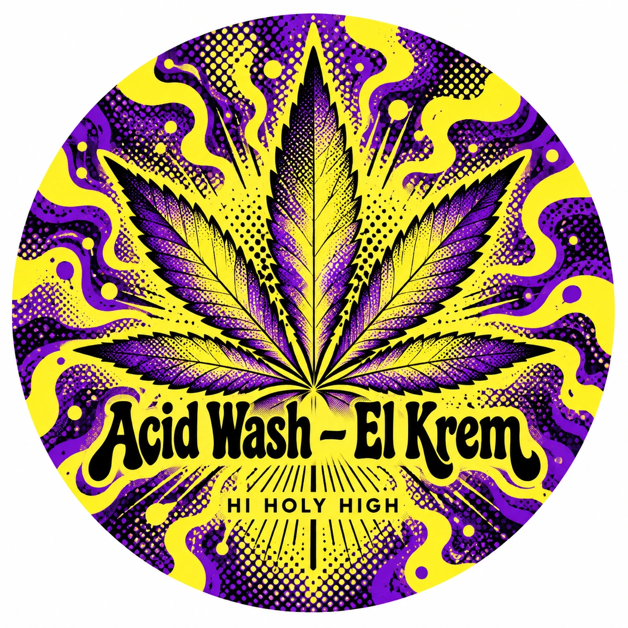 Arte provisional A-R1 · Acid Wash – El Krem