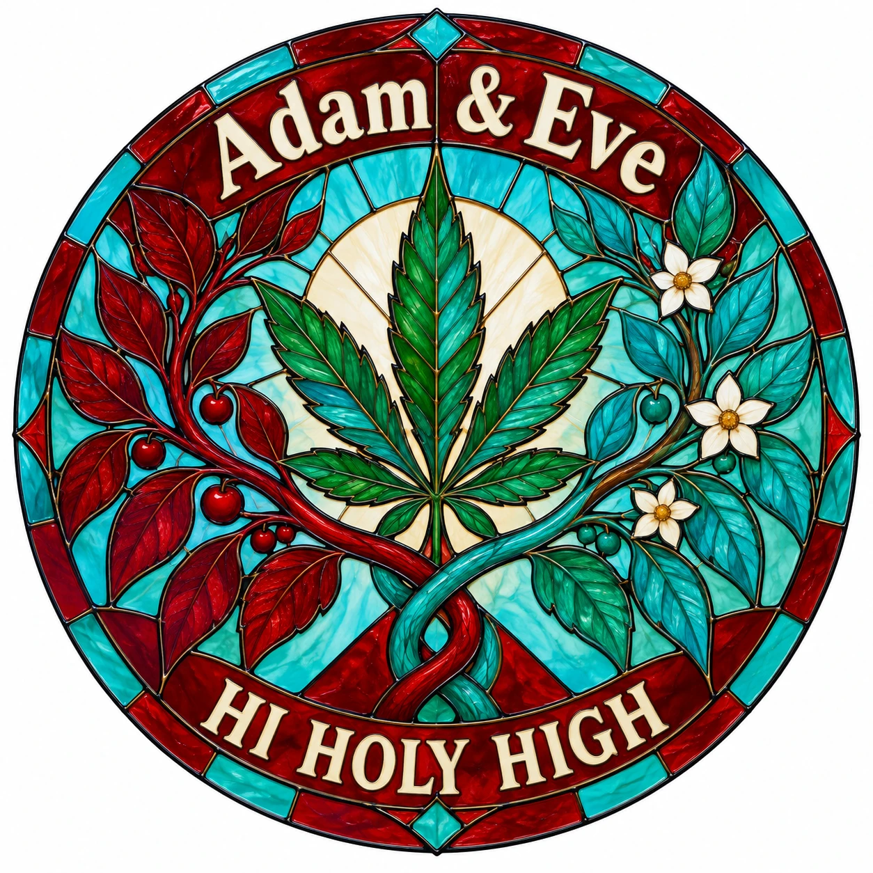 Arte provisional A-R1 · Adam & Eve