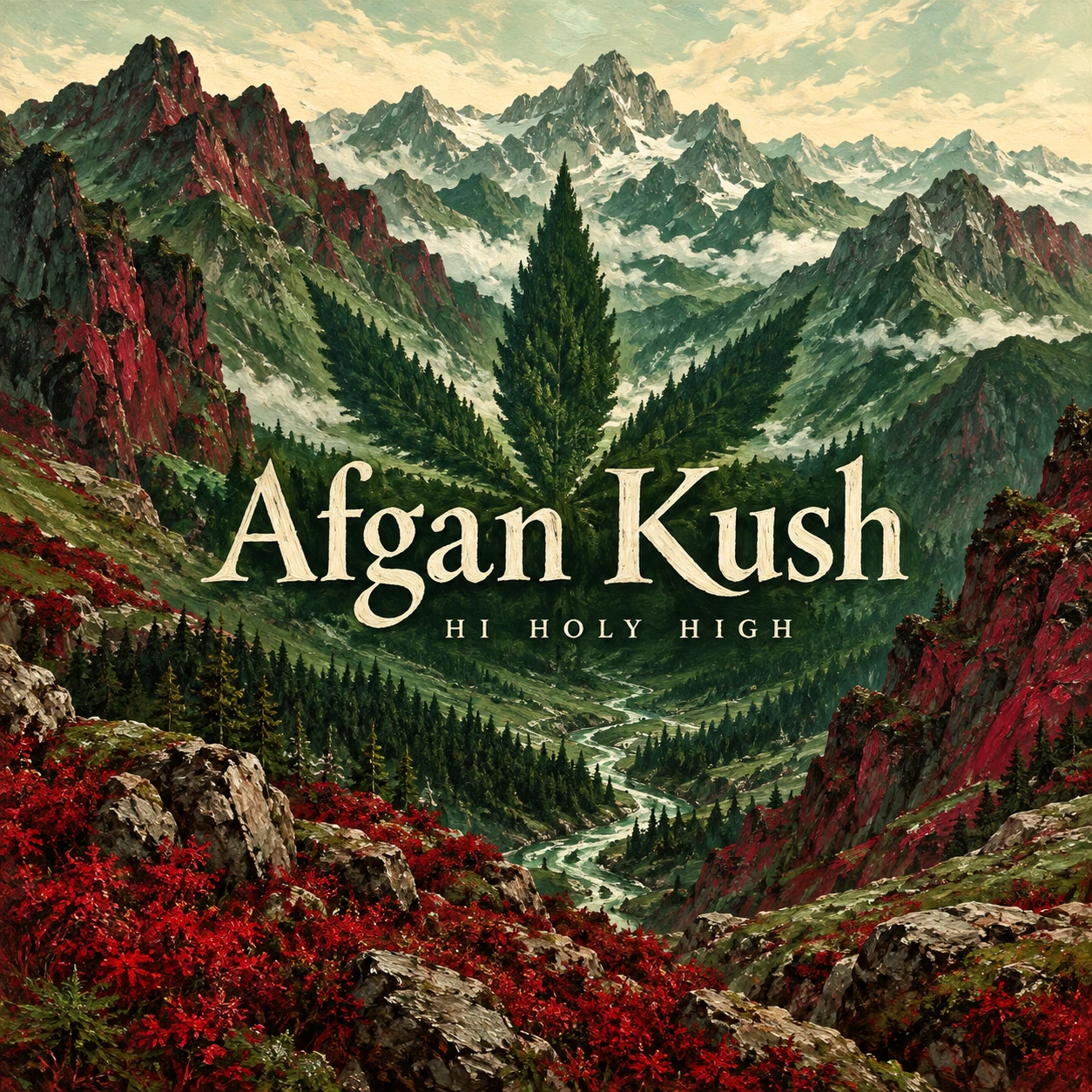 Arte provisional A-S1 · Afgan Kush