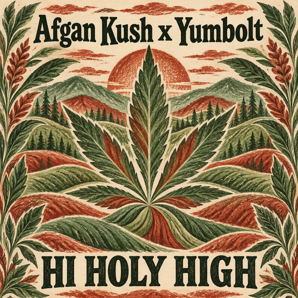 Arte provisional A-S1 · Afgan Kush x Yumbolt