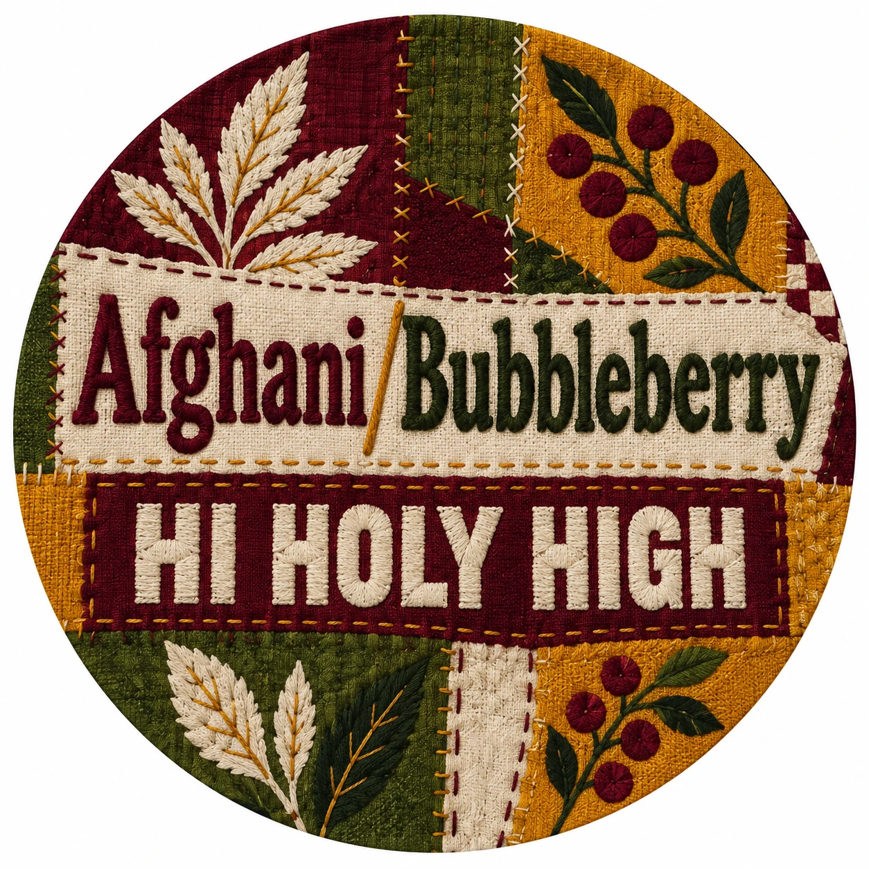 Arte provisional A-R1 · Afghani/Bubbleberry