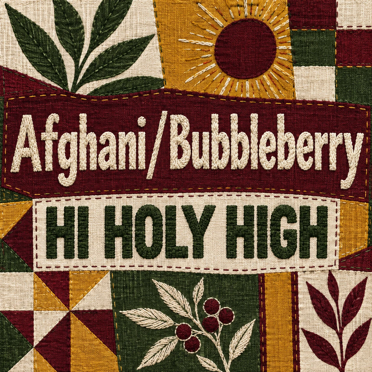 Arte provisional A-S1 · Afghani/Bubbleberry