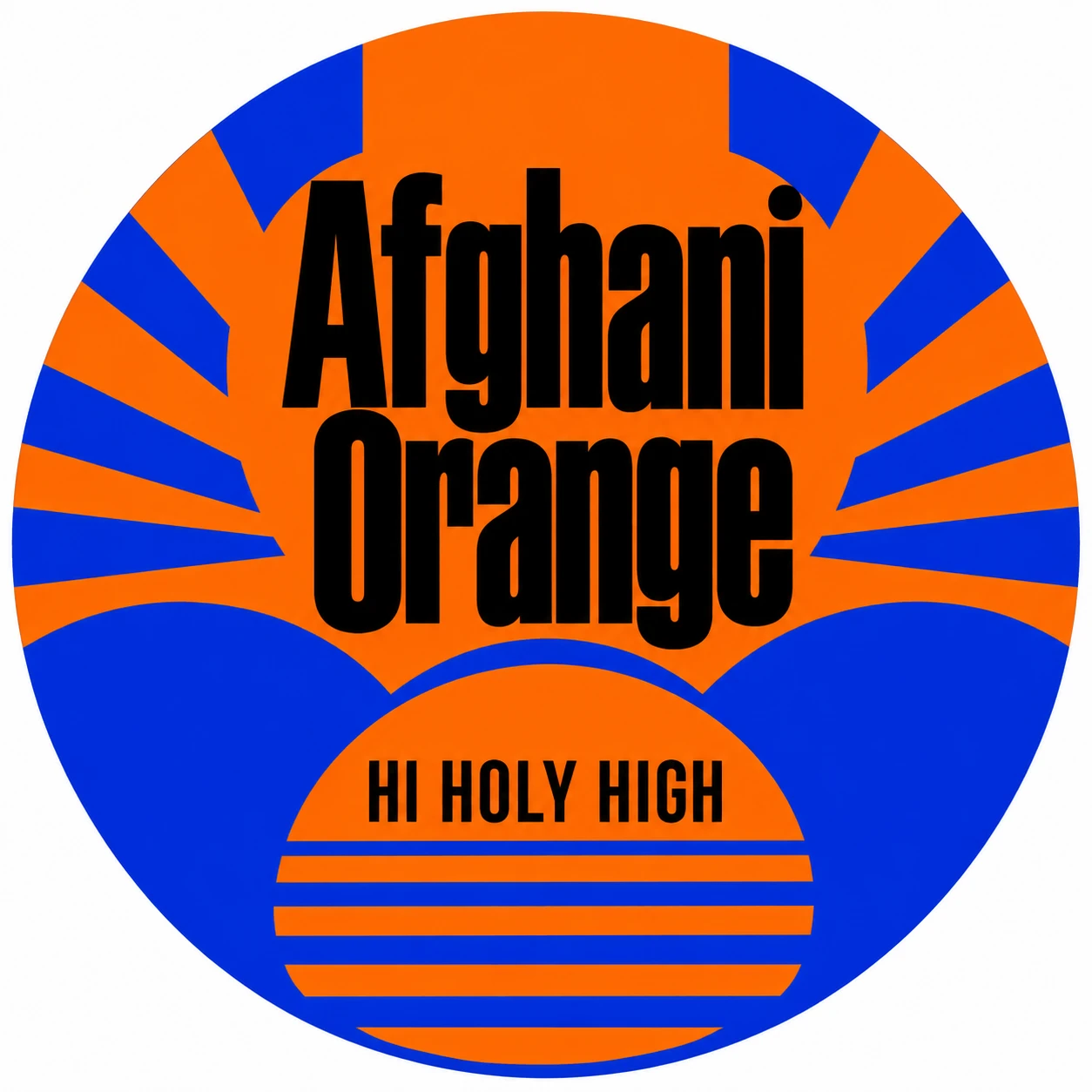 Arte provisional A-R1 · Afghani Orange