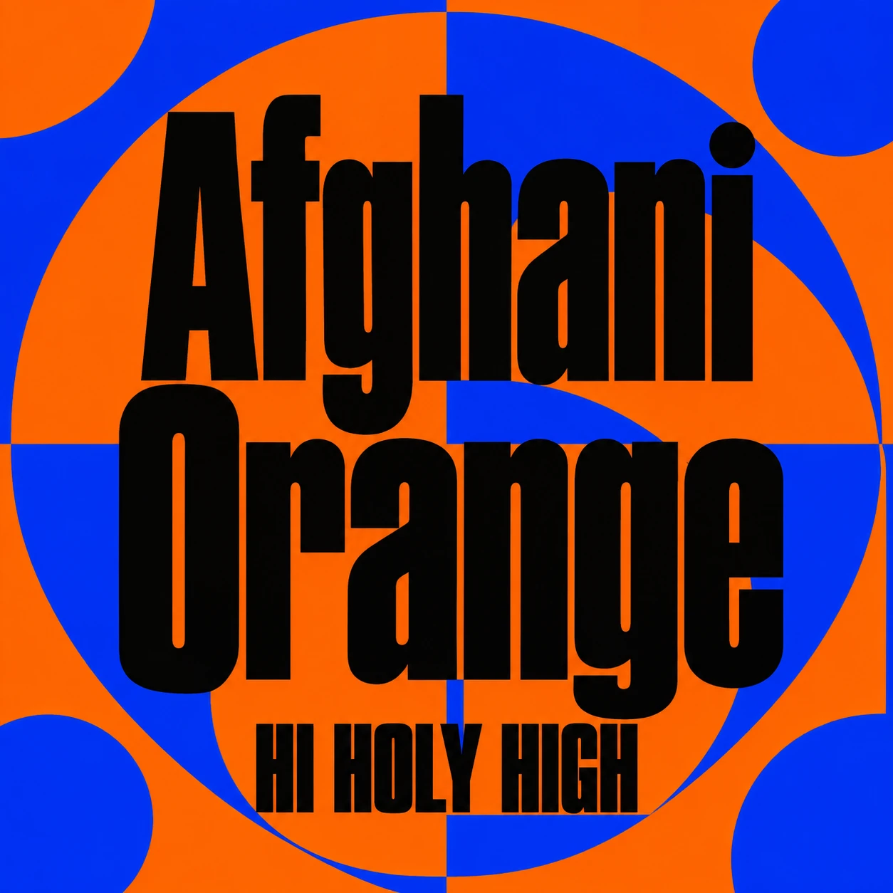 Arte provisional A-S1 · Afghani Orange