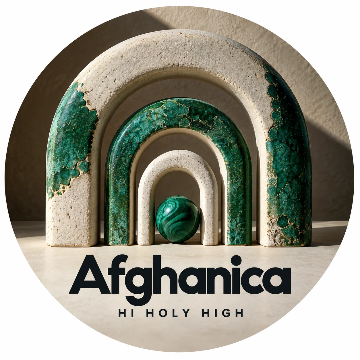 Arte provisional A-R1 · Afghanica
