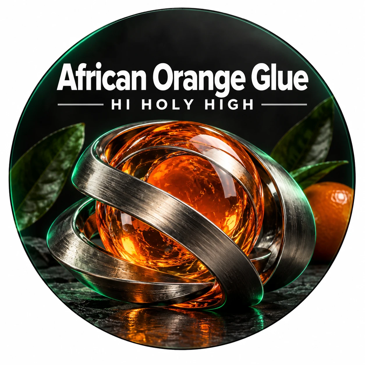 Arte provisional A-R1 · African Orange Glue