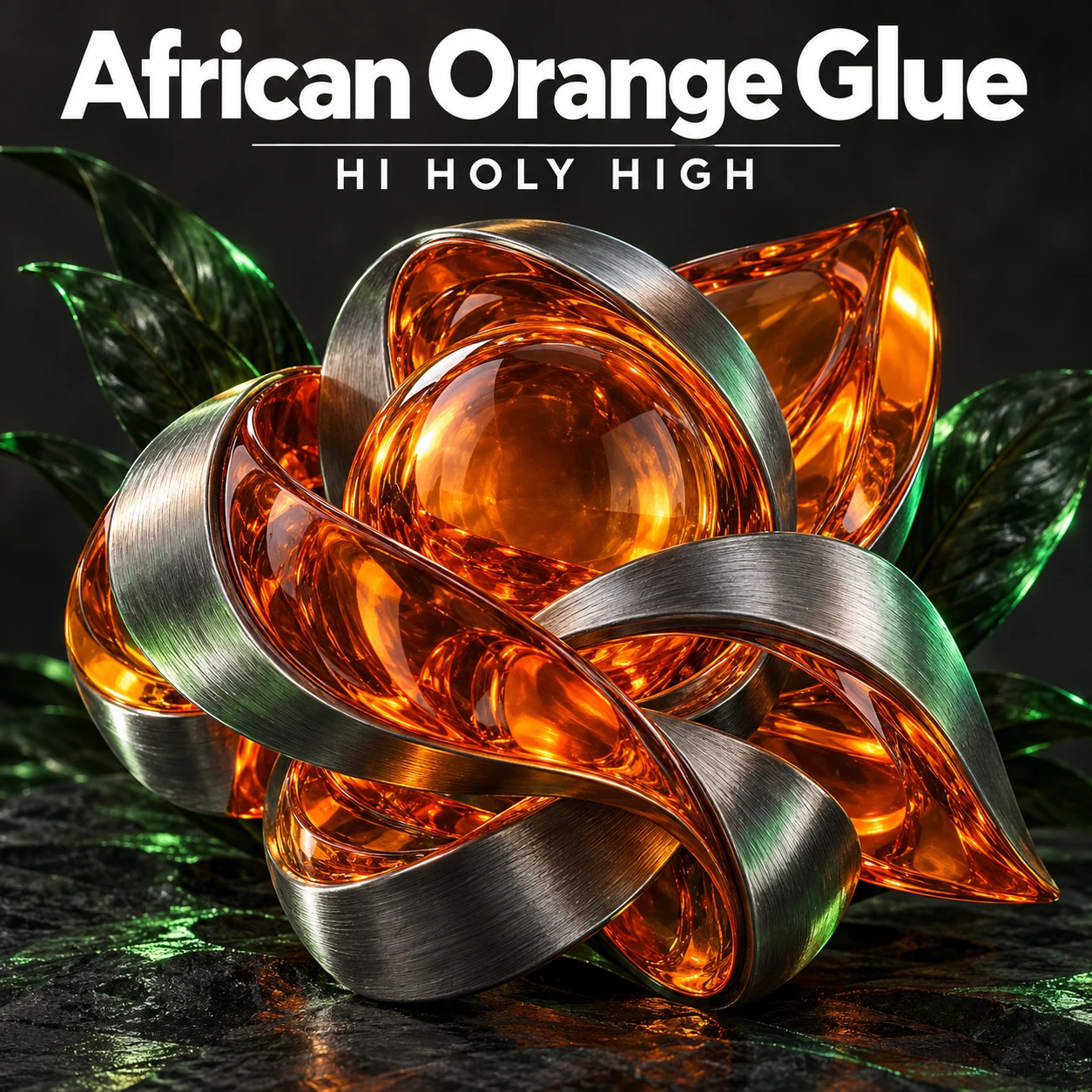 Arte provisional A-S1 · African Orange Glue