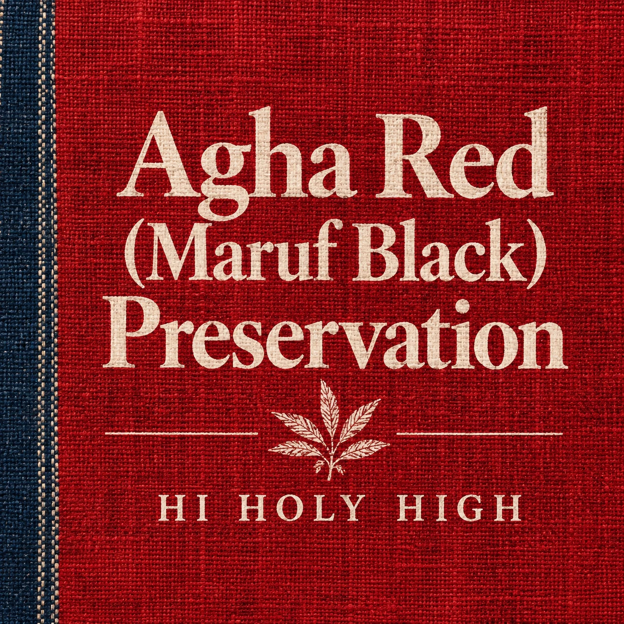 Arte provisional A-S1 · Agha Red (Maruf Black) Preservation