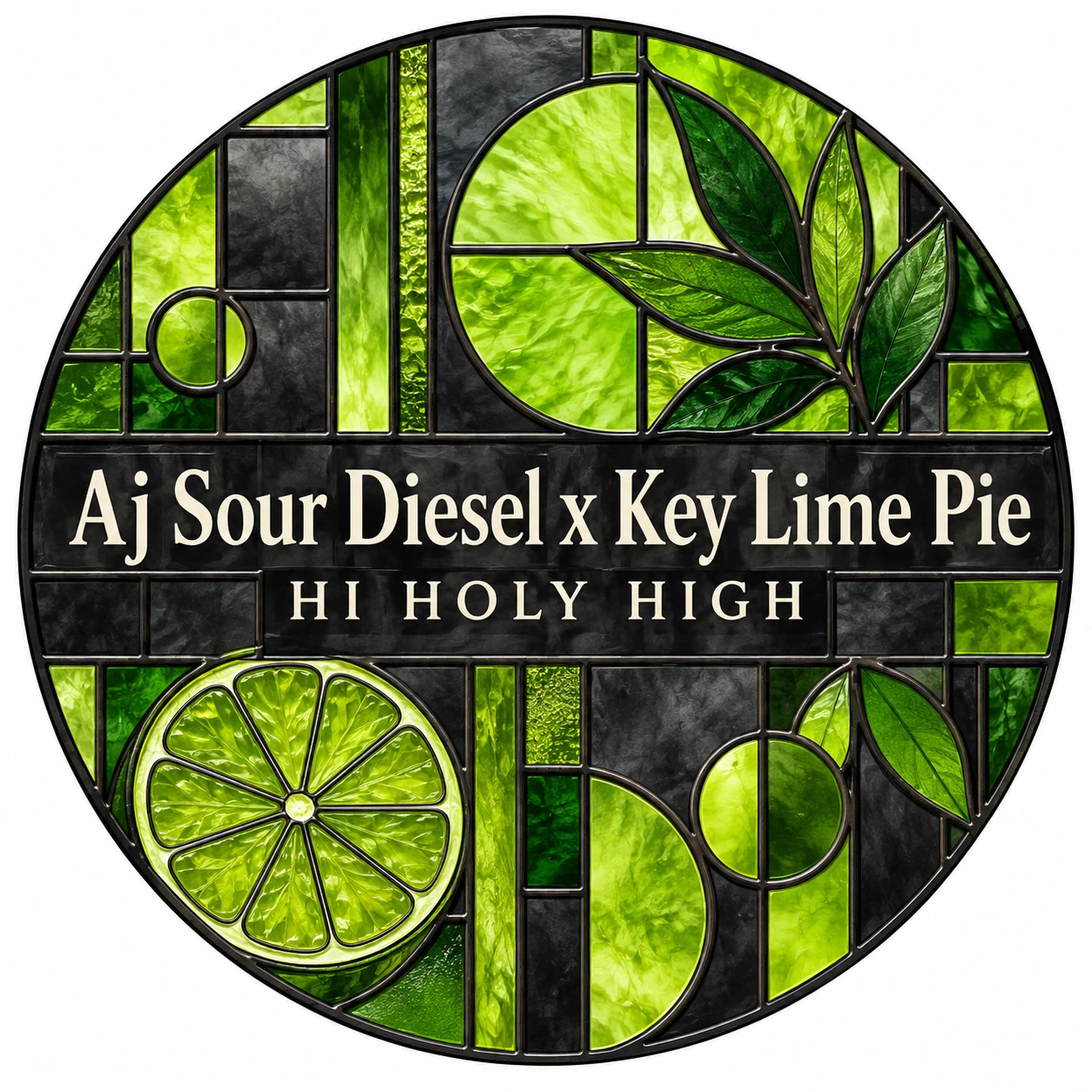 Arte provisional A-R1 · Aj Sour Diesel x Key Lime Pie