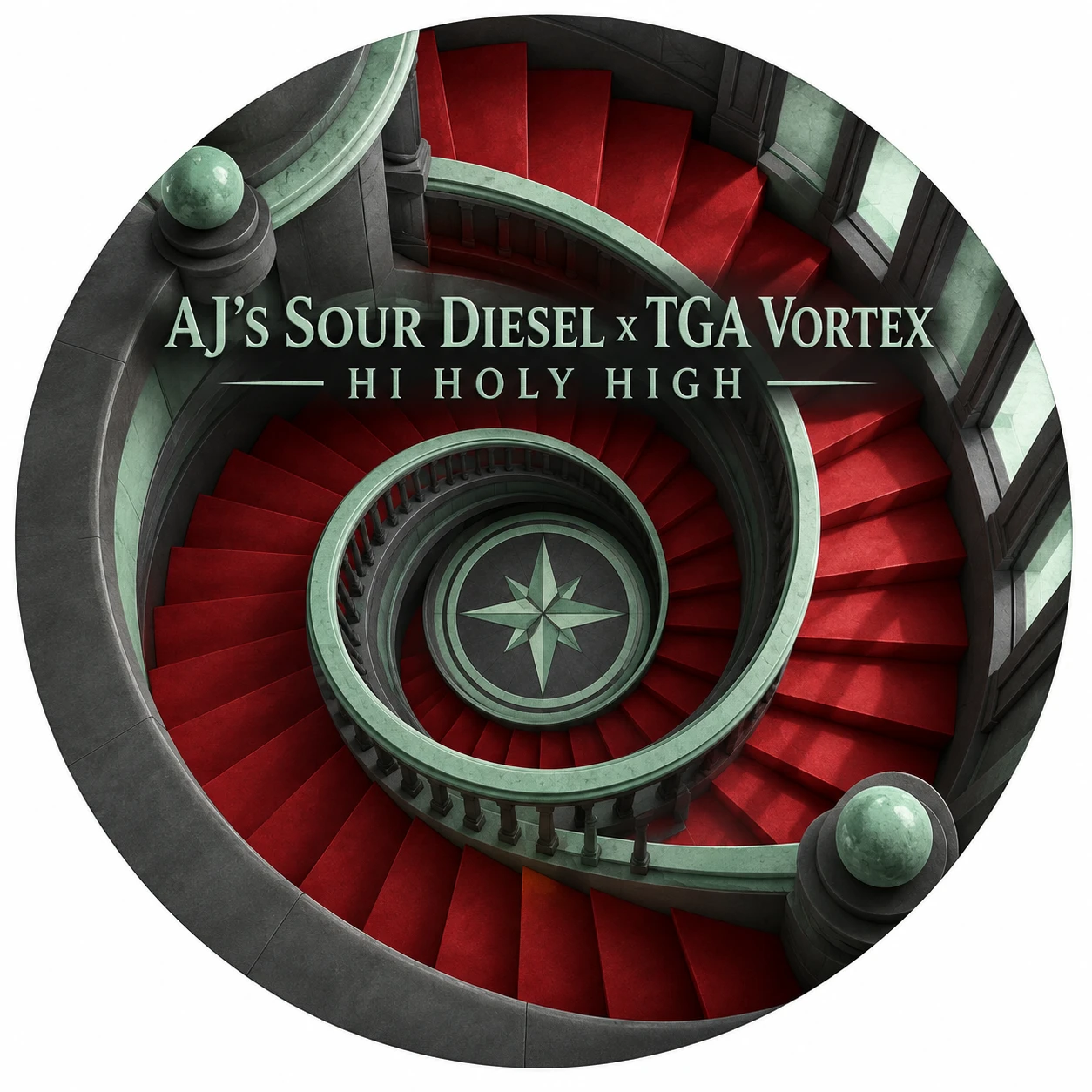 Provisional artwork A-R1 · AJ’s Sour Diesel x TGA Vortex
