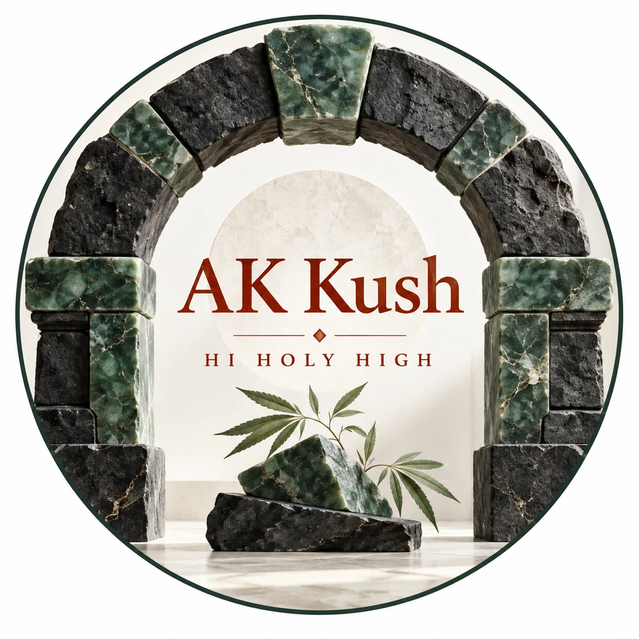 Arte provisional A-R1 · AK Kush