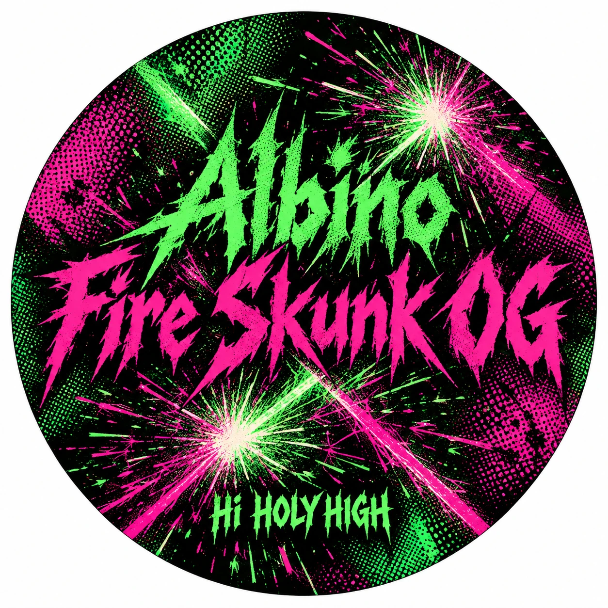 Arte provisional A-R1 · Albino Fire Skunk OG