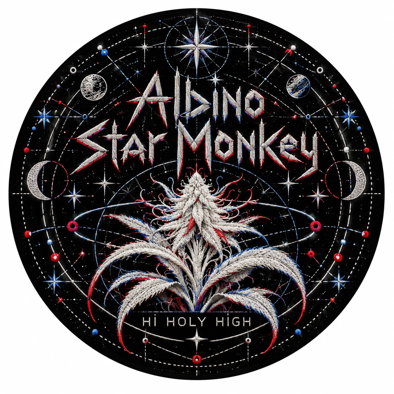 Arte provisional A-R1 · Albino Star Monkey