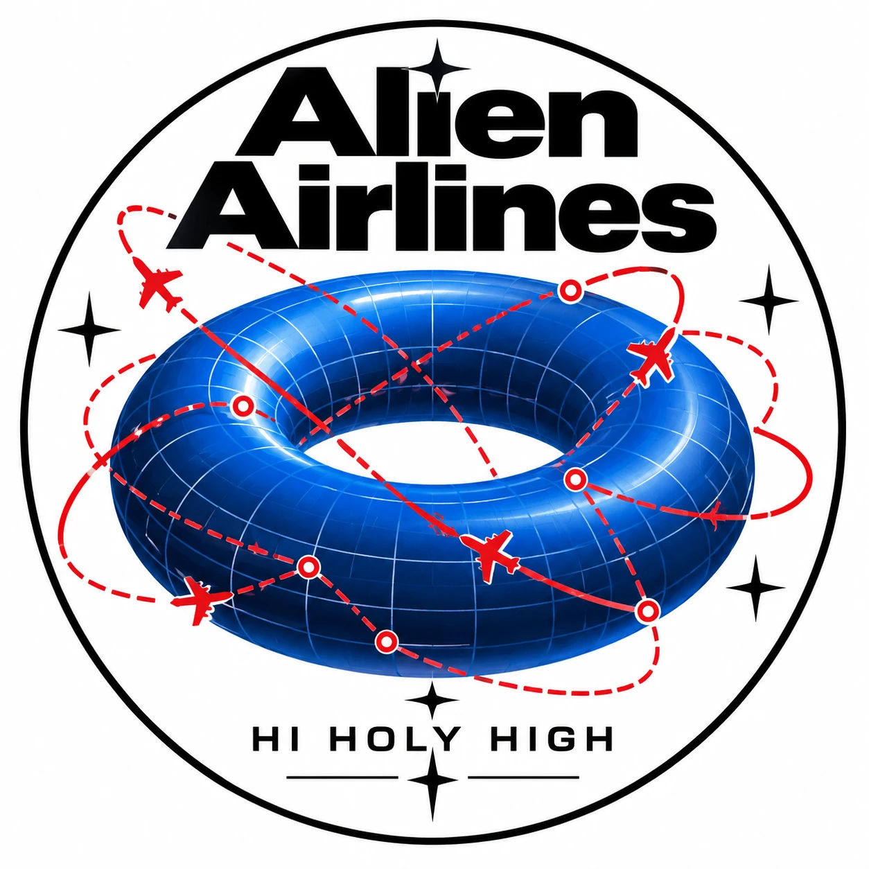 Provisional artwork A-R1 · Alien Airlines