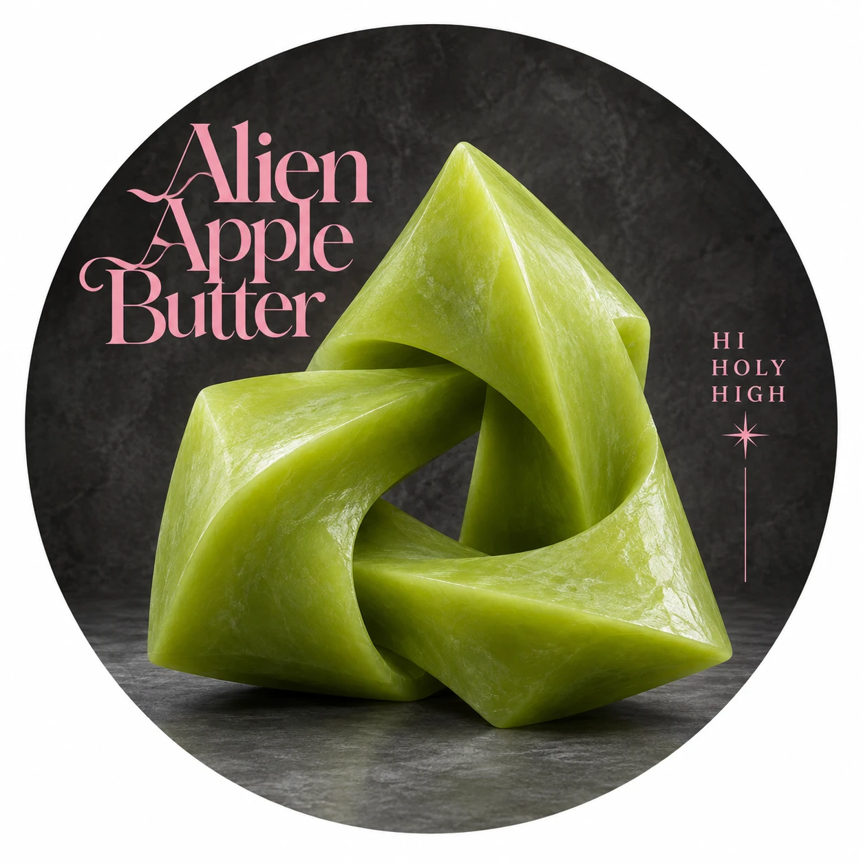 Arte provisional A-R1 · Alien Apple Butter