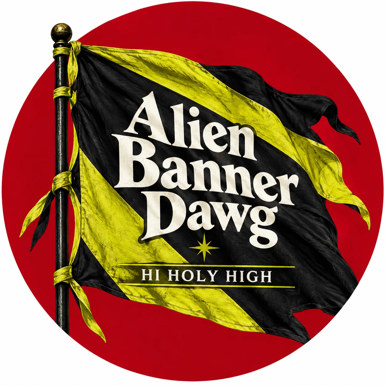 Arte provisional A-R1 · Alien Banner Dawg