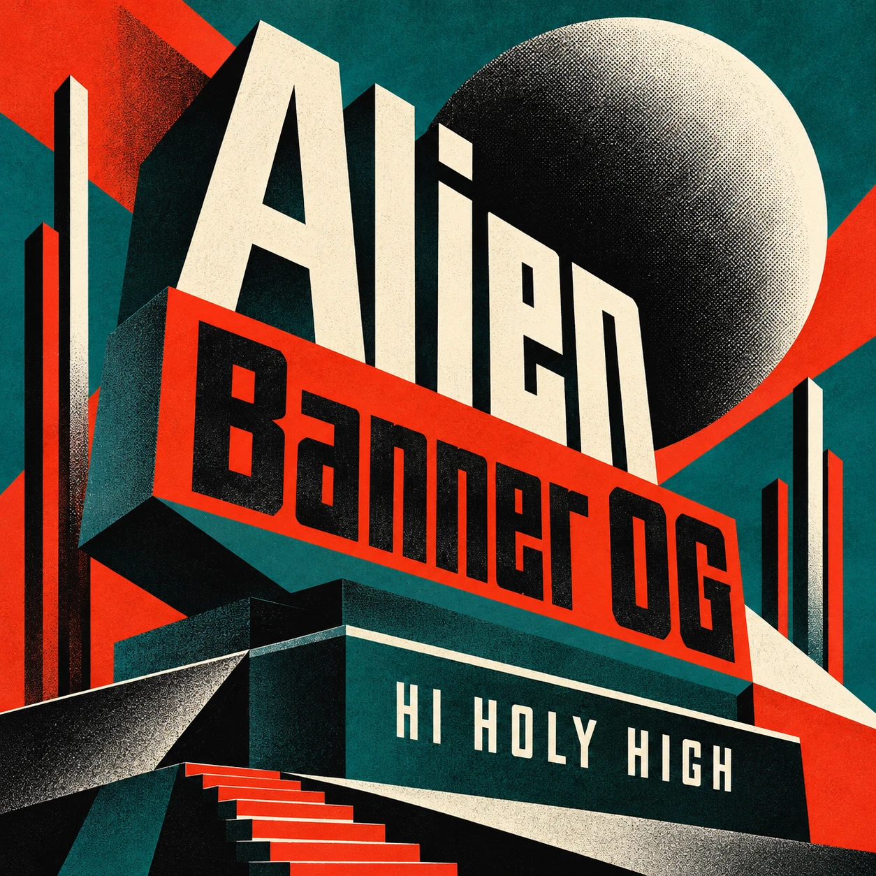 Vorläufiger Entwurf A-S1 · Alien Banner OG