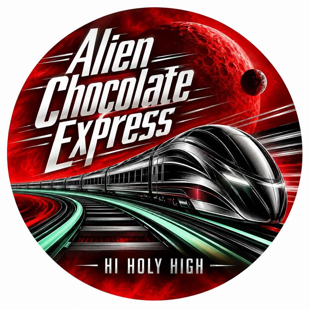 Provisional artwork A-R1 · Alien Chocolate Express