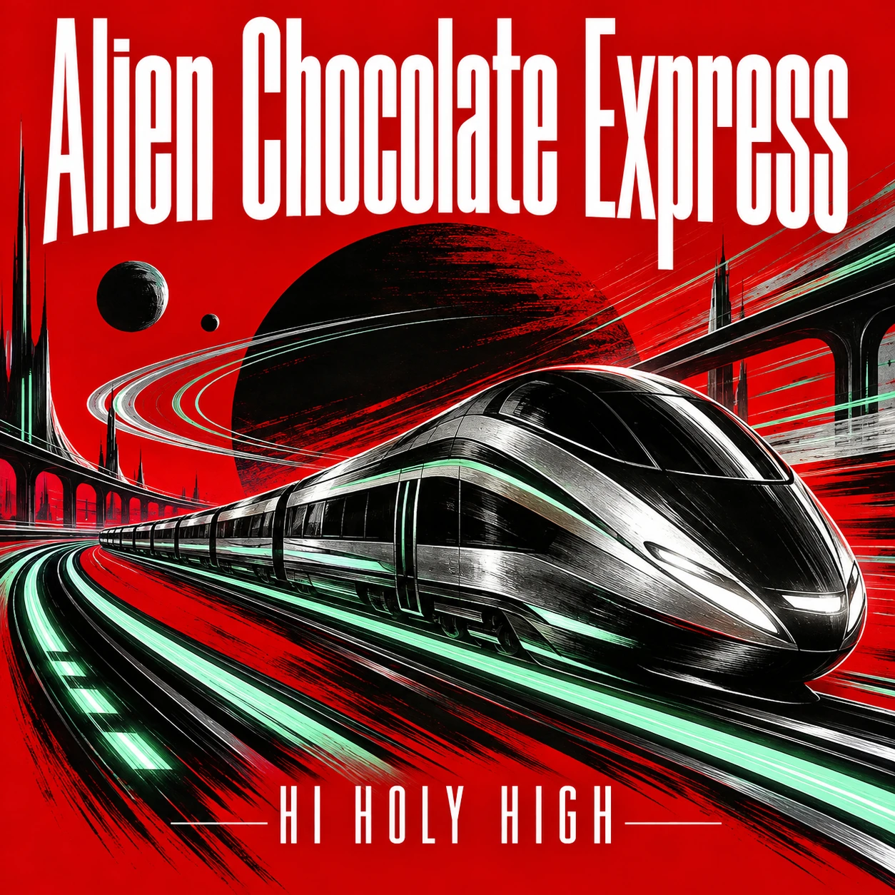 Provisional artwork A-S1 · Alien Chocolate Express