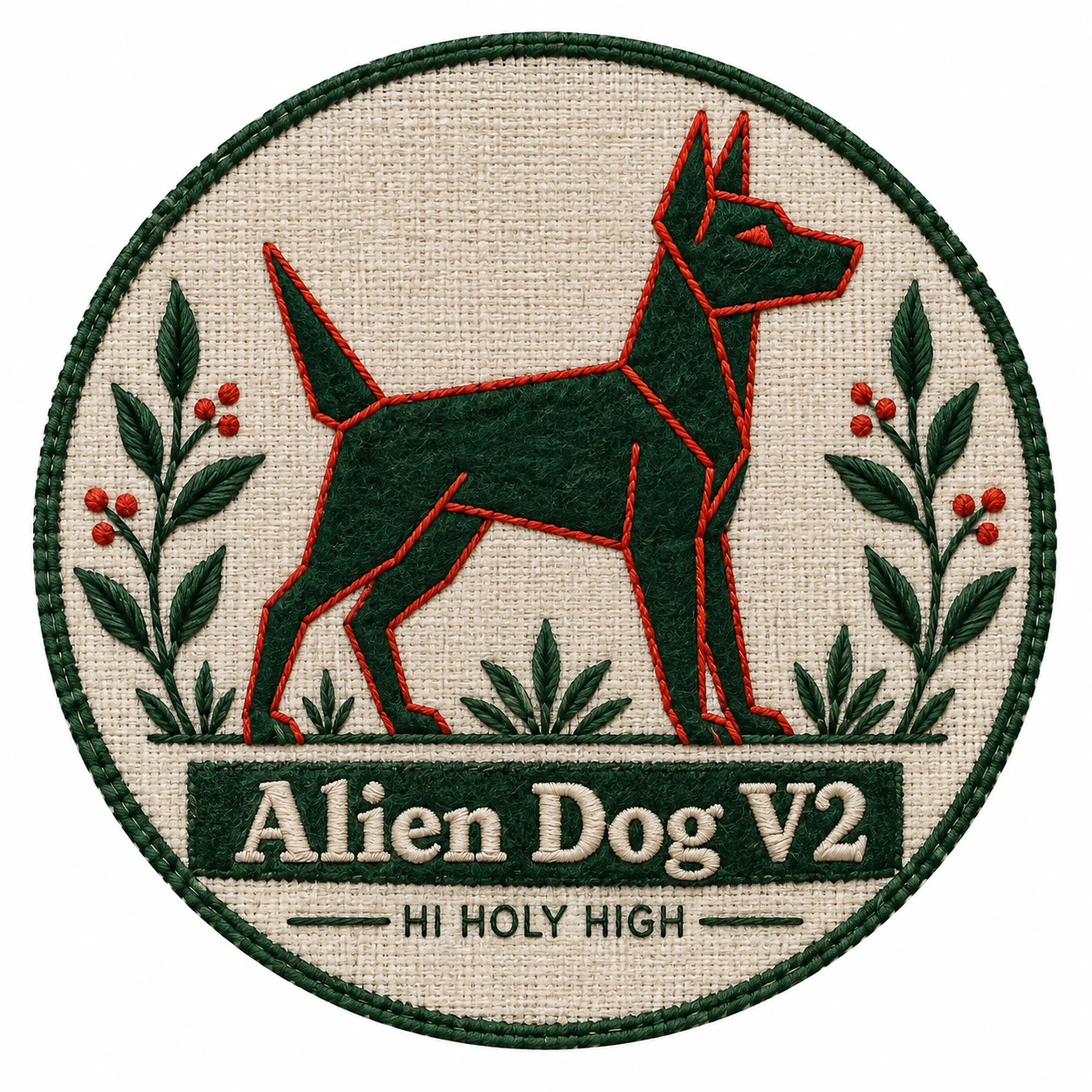 Arte provisional A-R1 · Alien Dog V2