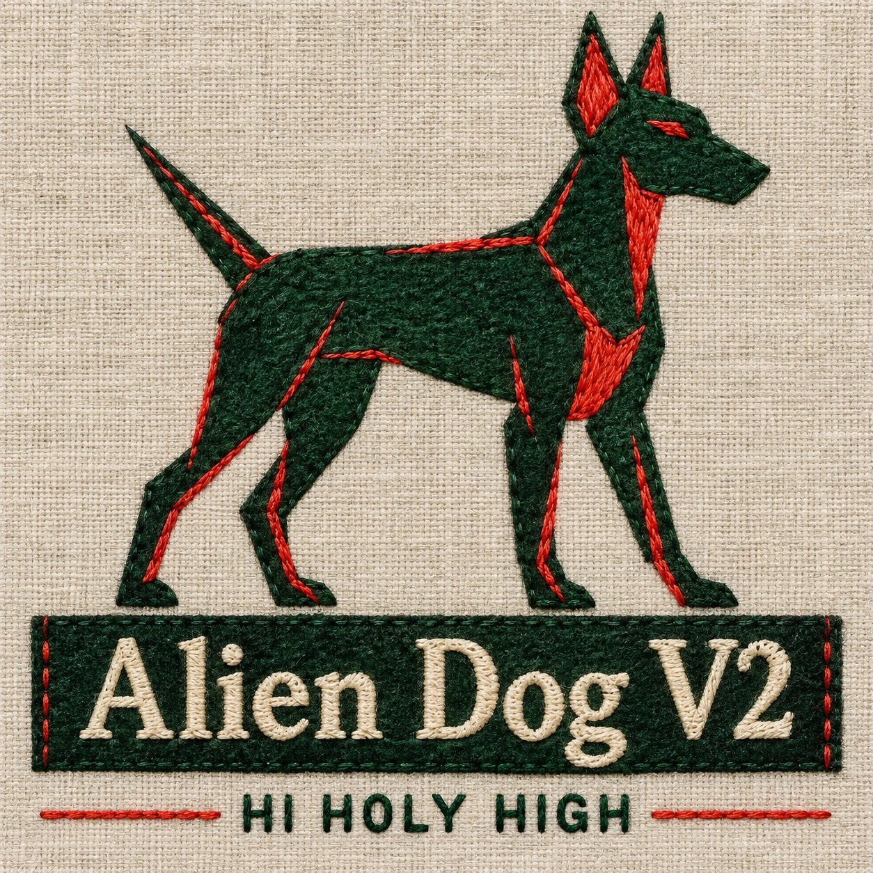 Arte provisional A-S1 · Alien Dog V2