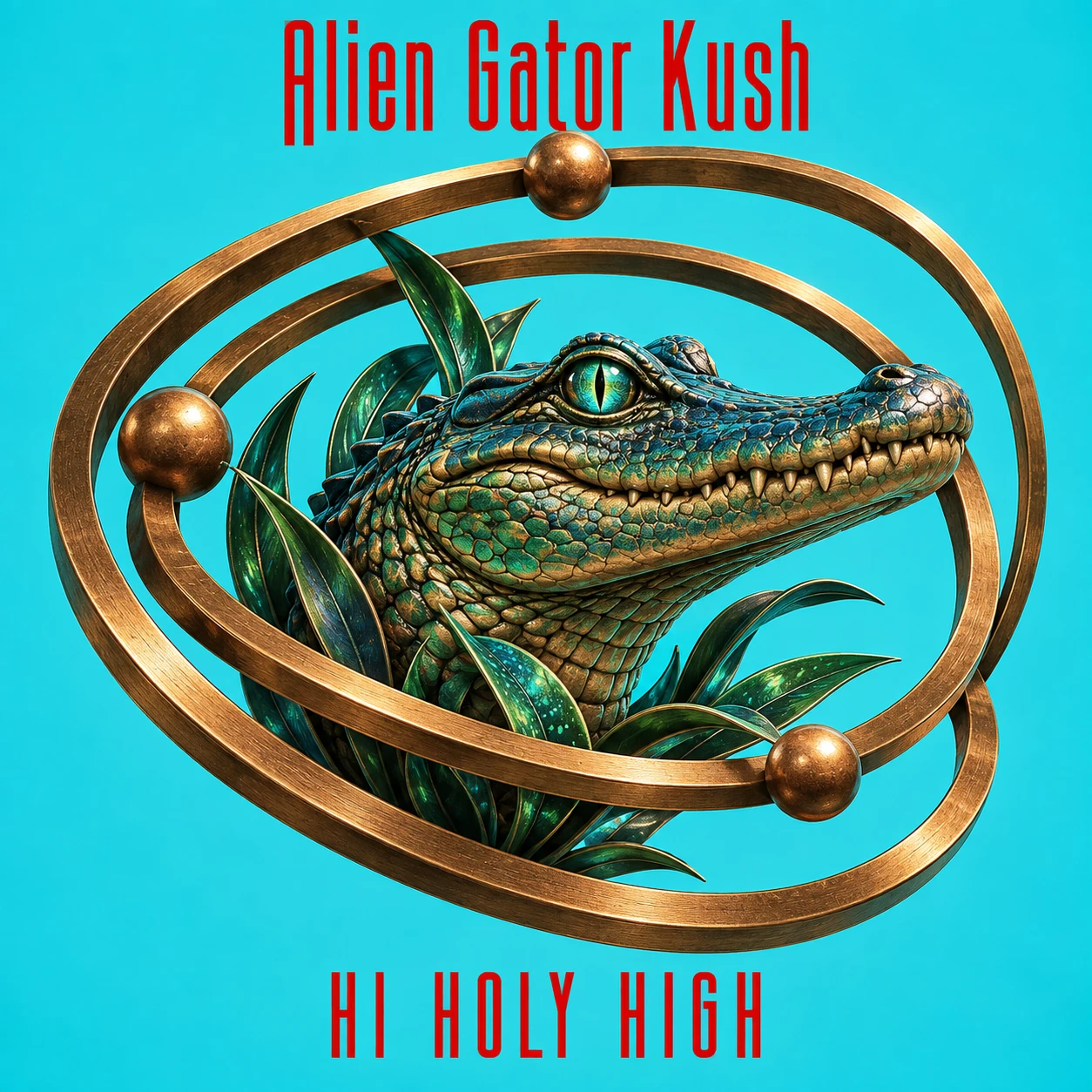 Arte provisional A-S1 · Alien Gator Kush