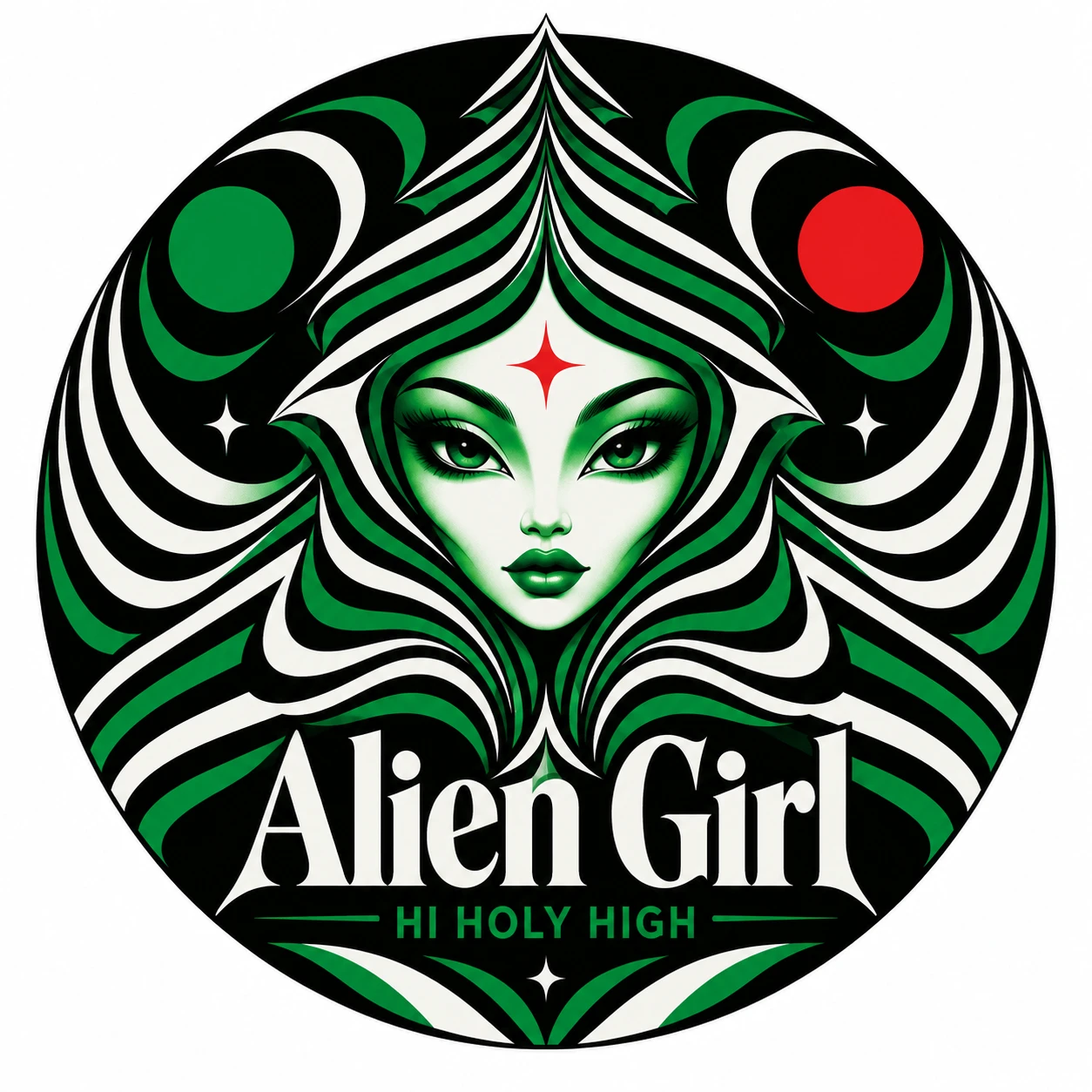 Arte provisional A-R1 · Alien Girl