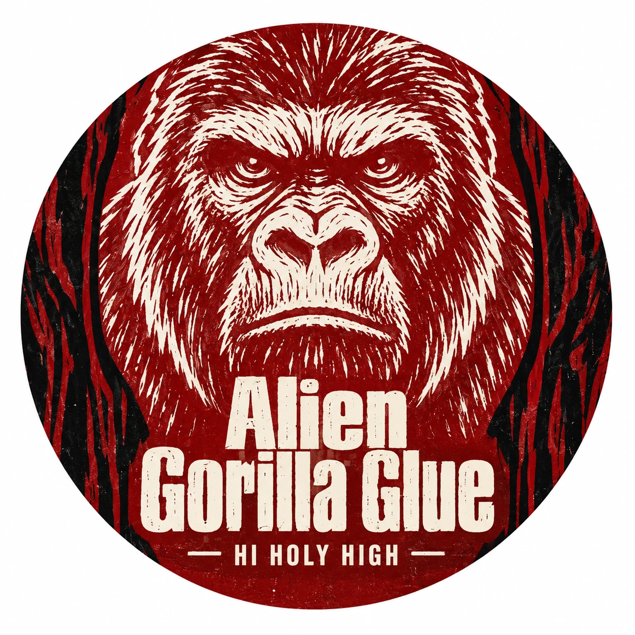 Arte provisional A-R1 · Alien Gorilla Glue