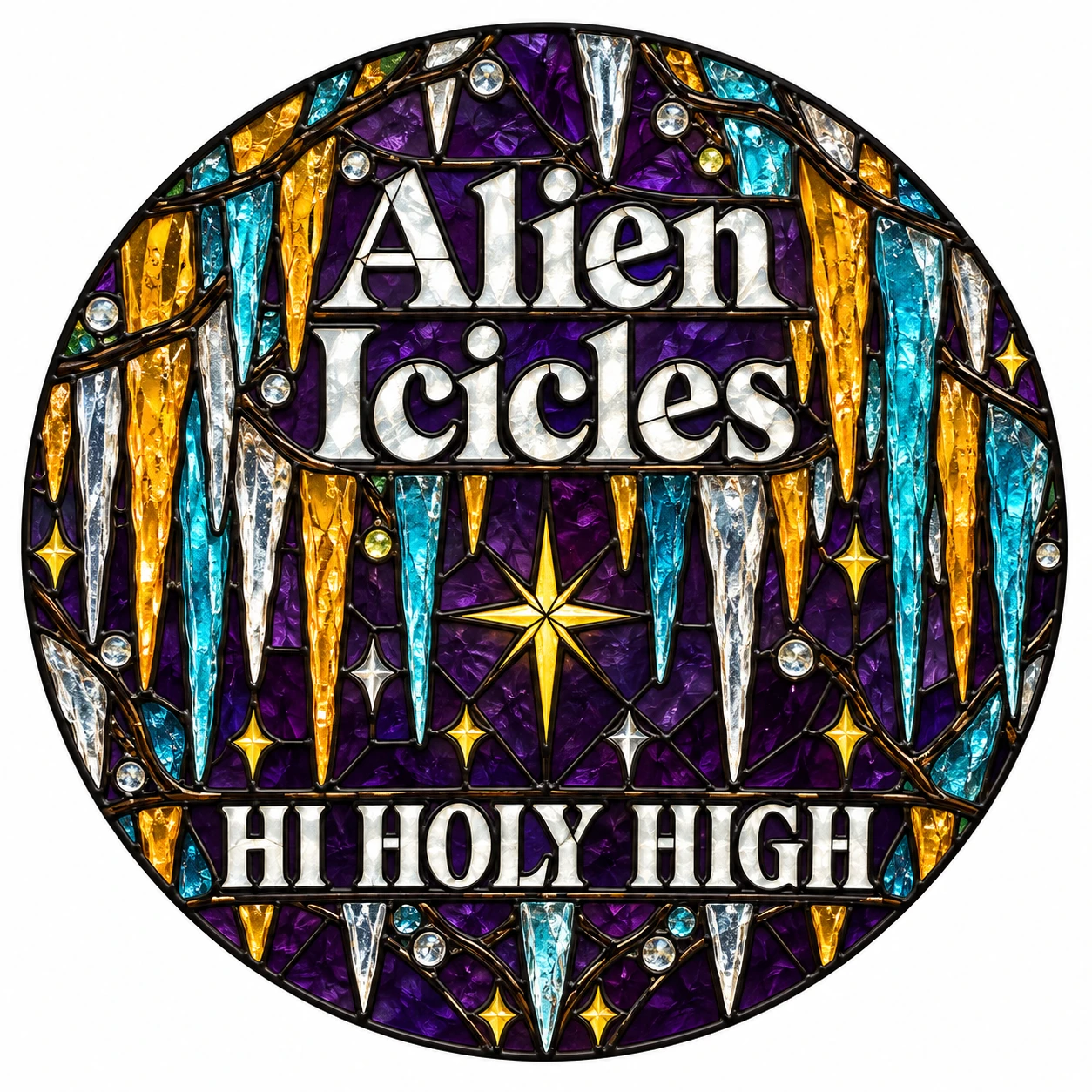 Provisional artwork A-R1 · Alien Icicles