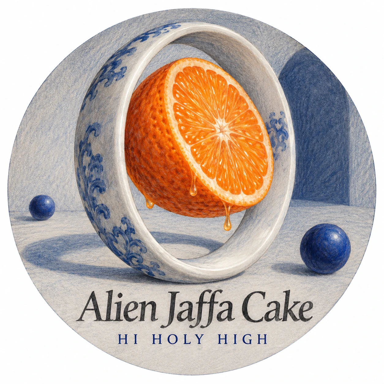 Arte provisional A-R1 · Alien Jaffa Cake