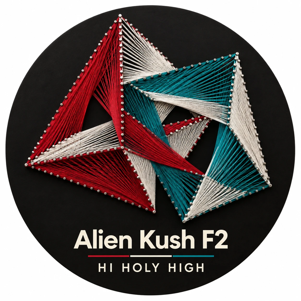 Arte provisional A-R1 · Alien Kush F2