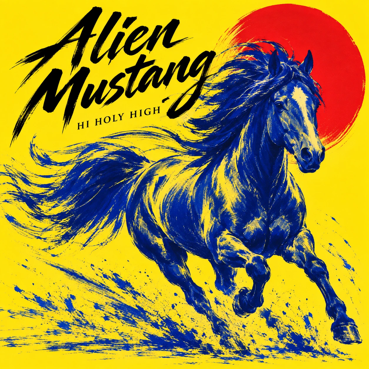 Arte provisional A-S1 · Alien Mustang