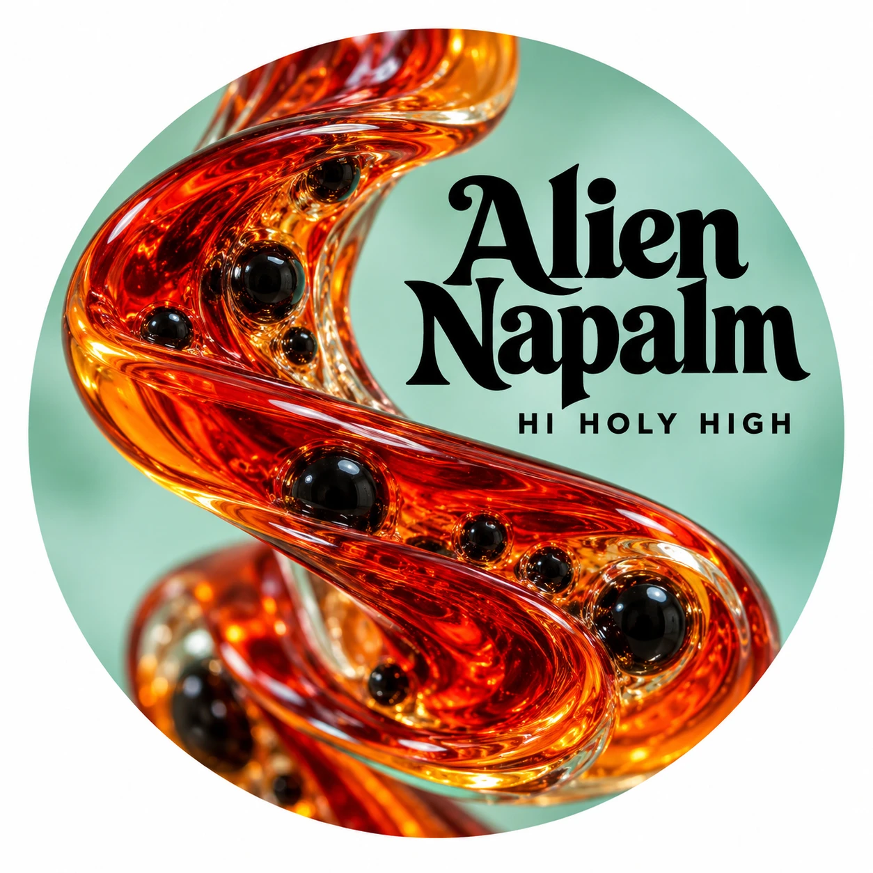 Arte provisional A-R1 · Alien Napalm