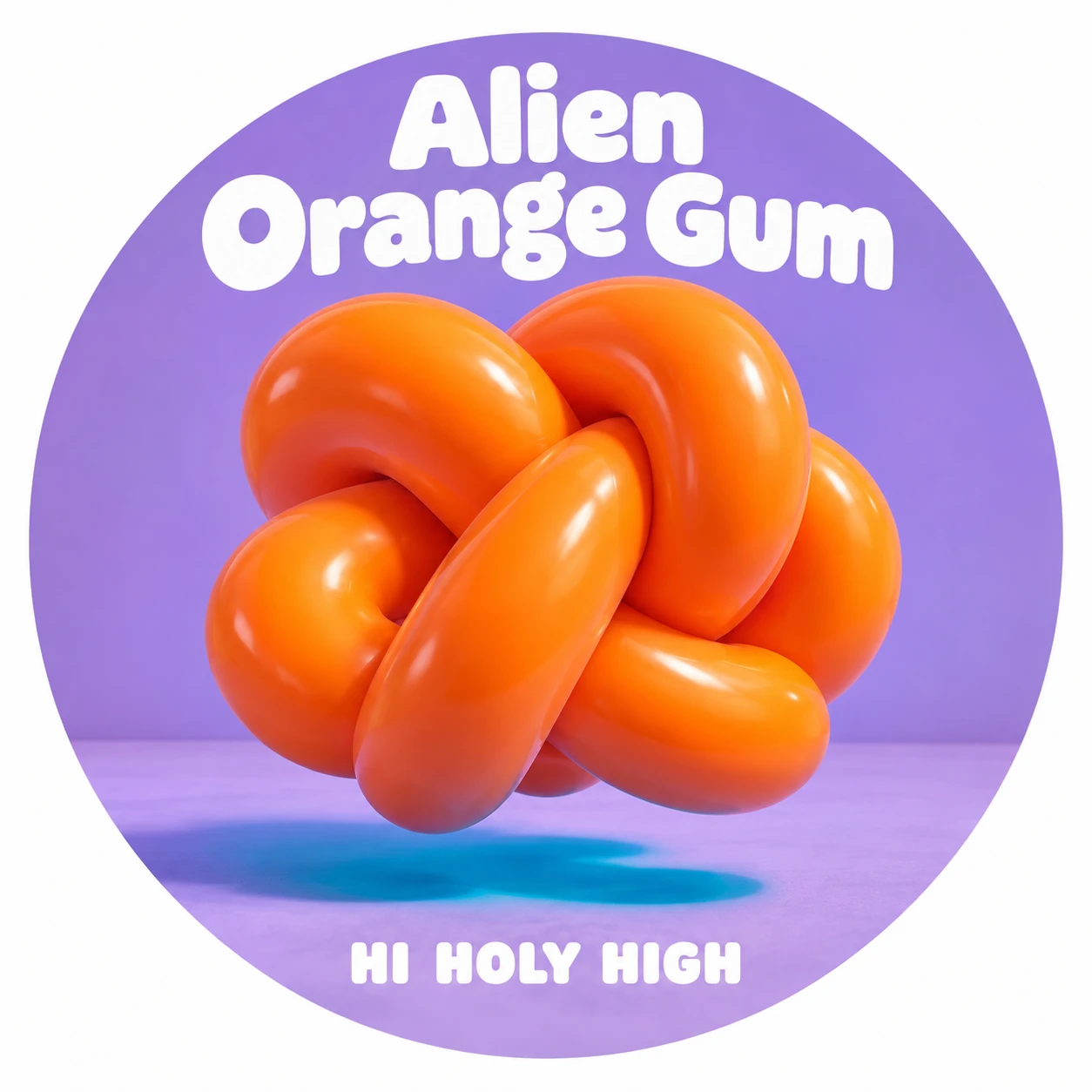 Arte provisional A-R1 · Alien Orange Gum