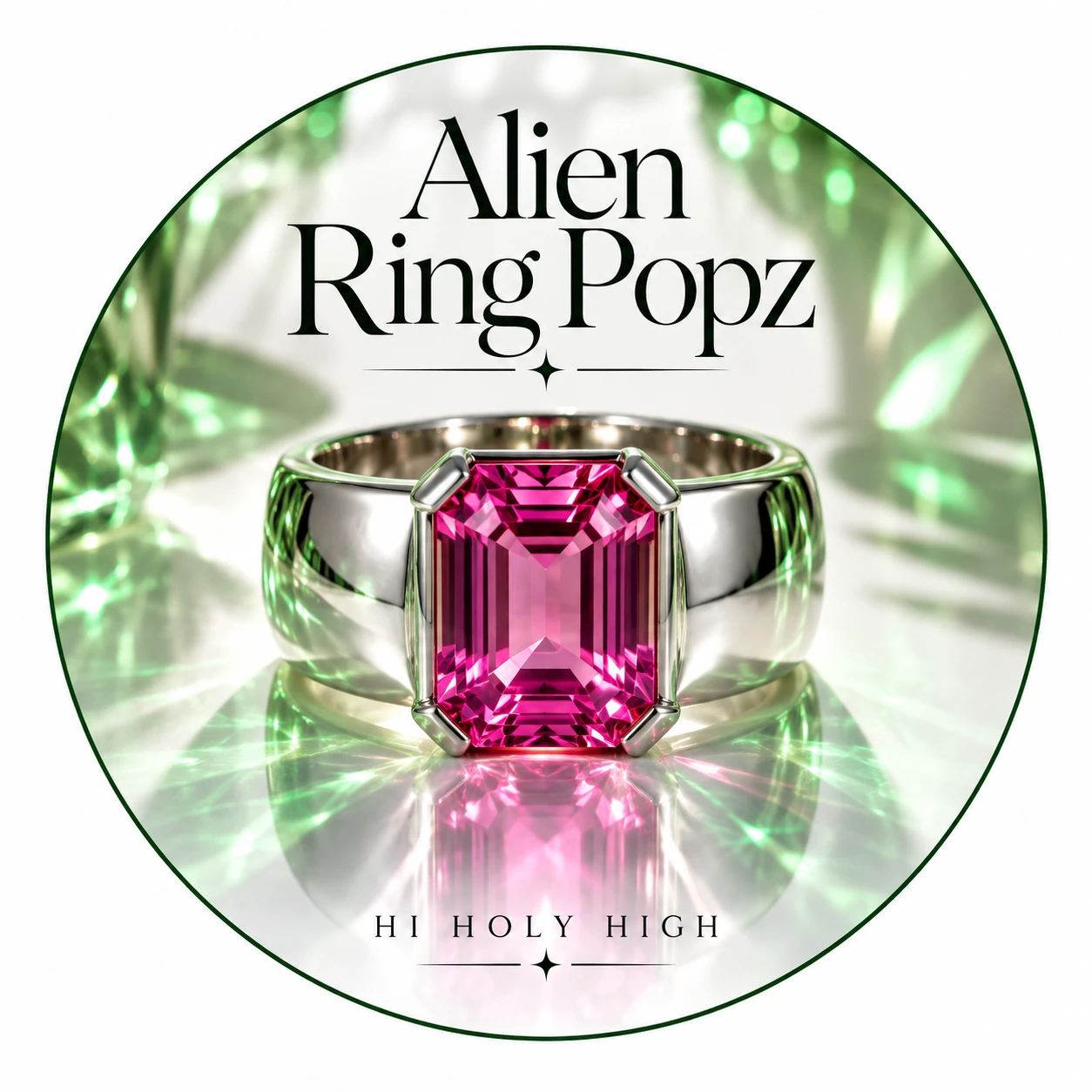 Arte provisional A-R1 · Alien Ring Popz