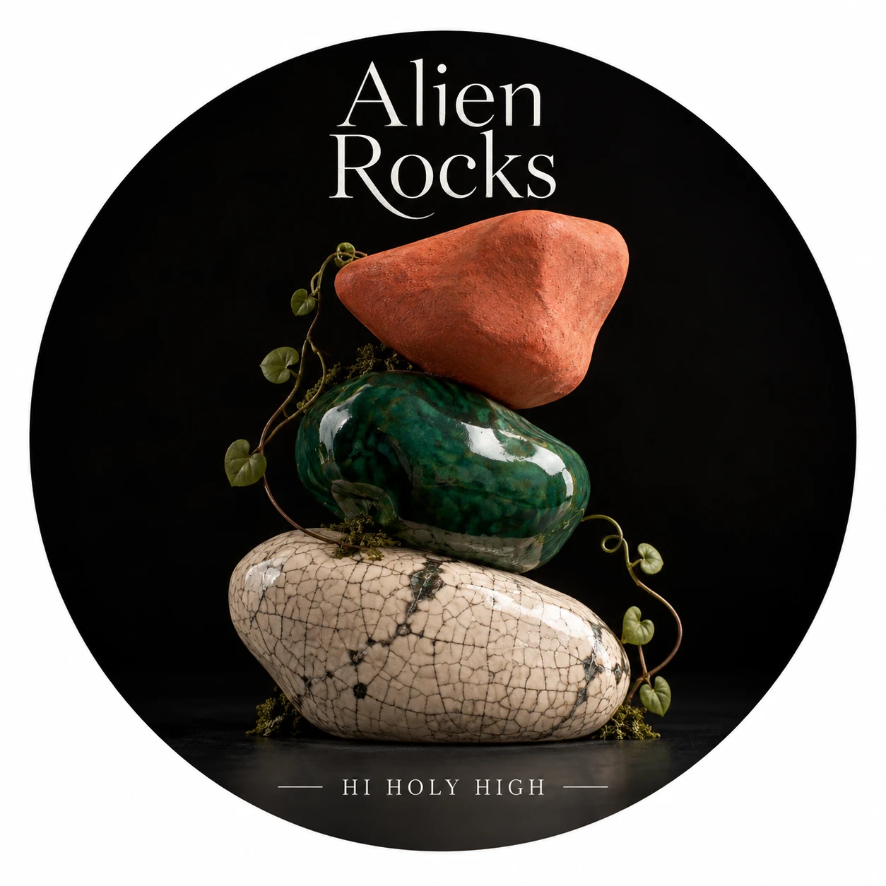 Arte provisional A-R1 · Alien Rocks