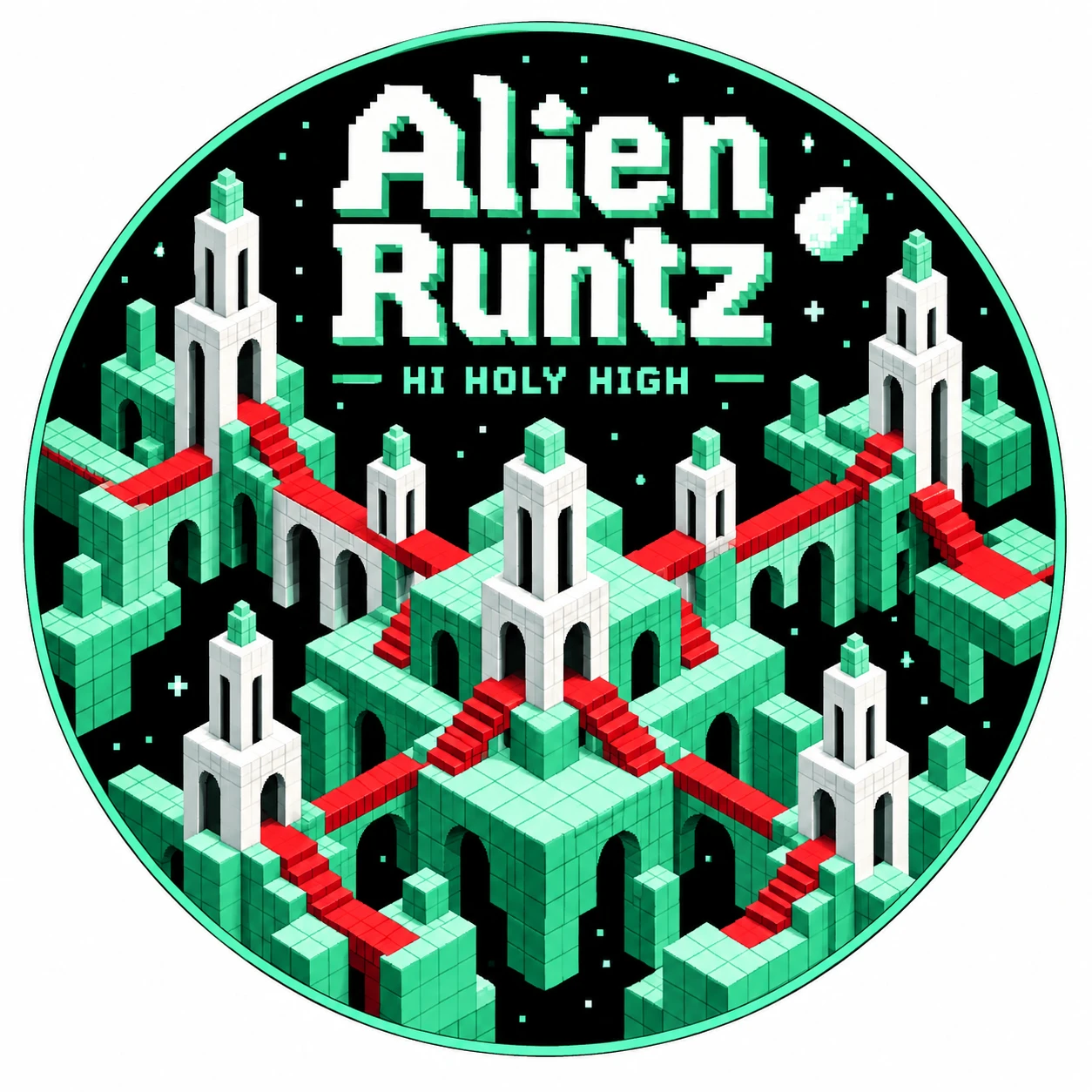 Arte provisional A-R1 · Alien Runtz