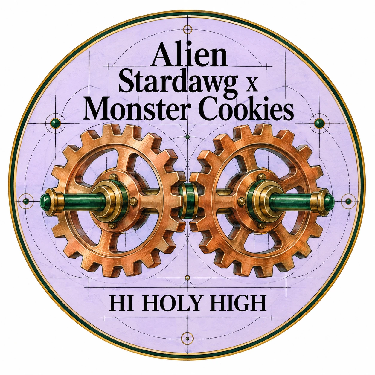 Arte provisional A-R1 · Alien Stardawg x Monster Cookies