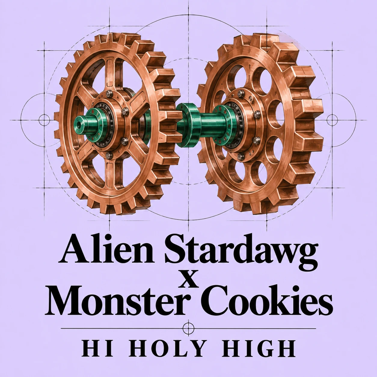 Arte provisional A-S1 · Alien Stardawg x Monster Cookies