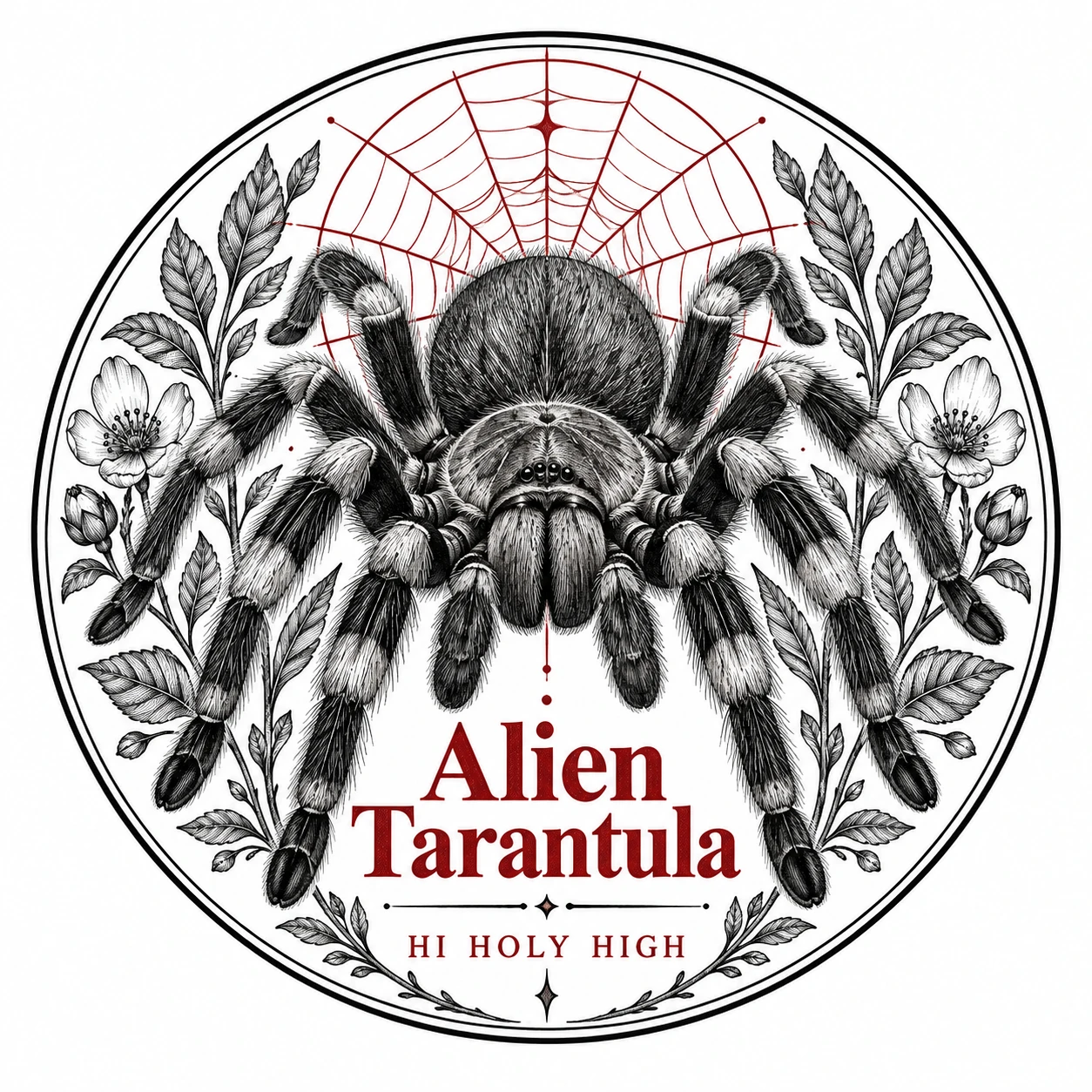 Arte provisional A-R1 · Alien Tarantula
