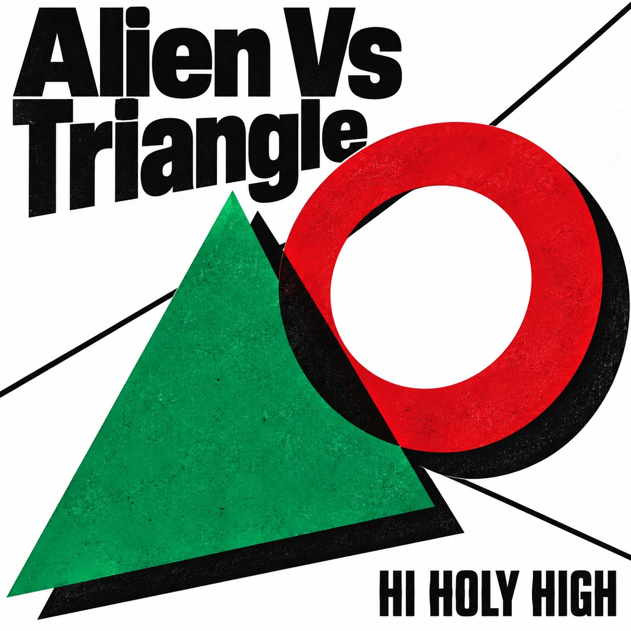 Arte provisional A-S1 · Alien Vs Triangle
