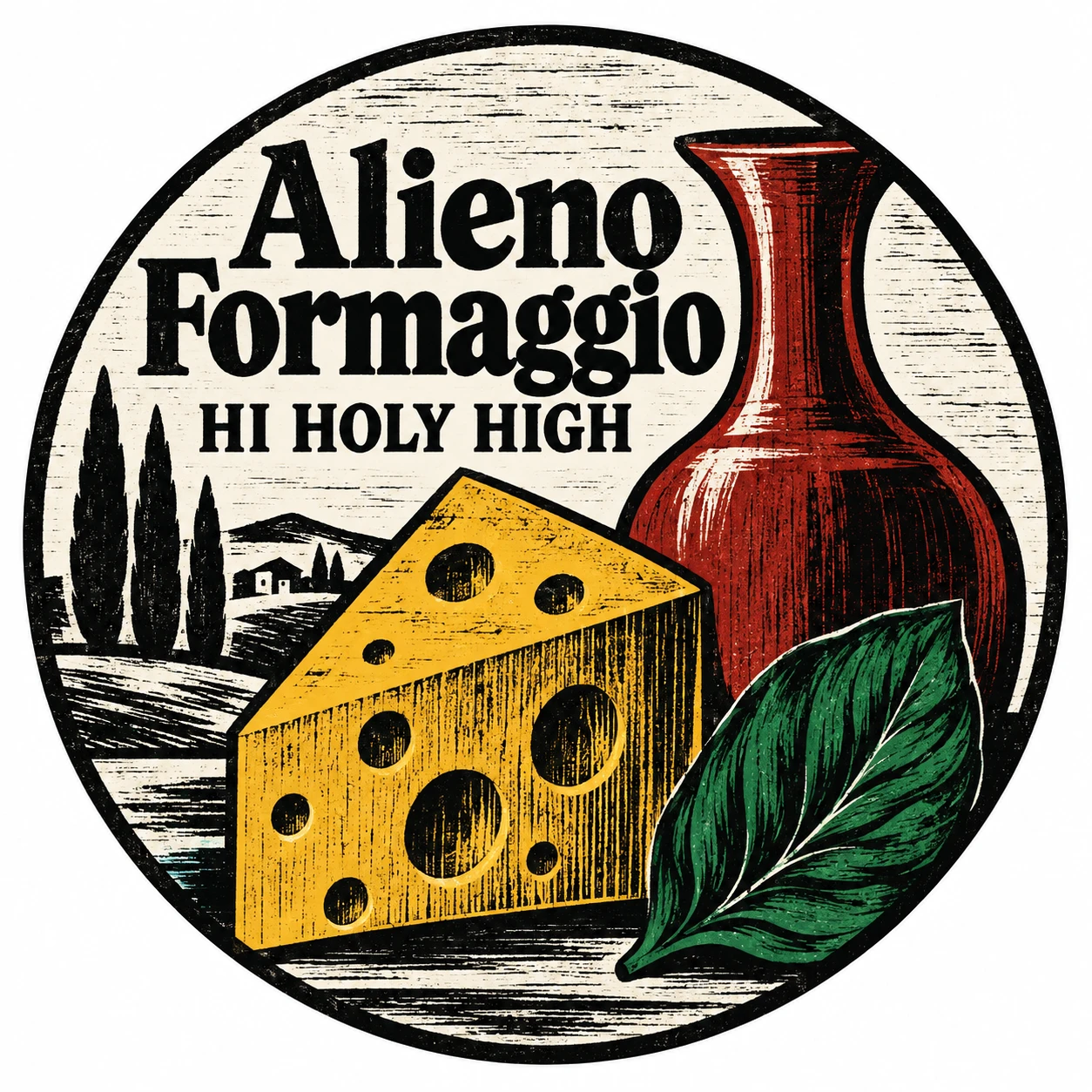 Arte provisional A-R1 · Alieno Formaggio