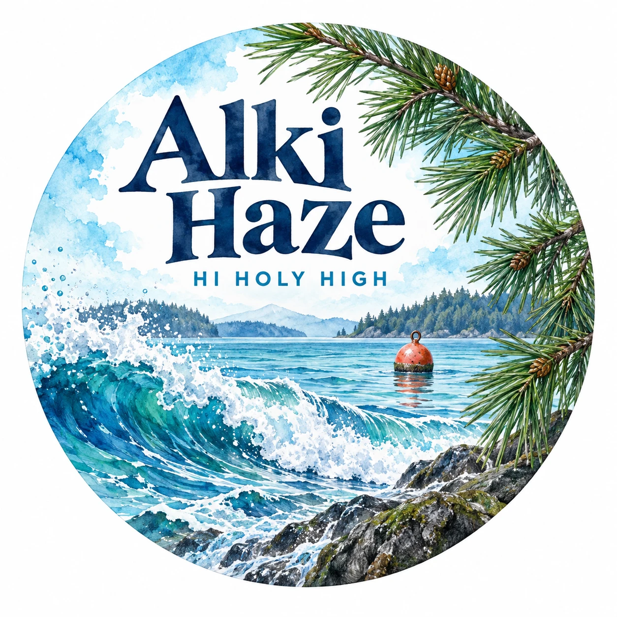 Arte provisional A-R1 · Alki Haze