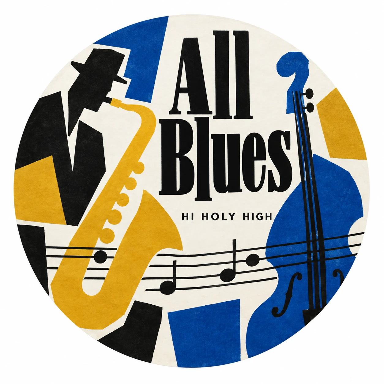 Arte provisional A-R1 · All Blues