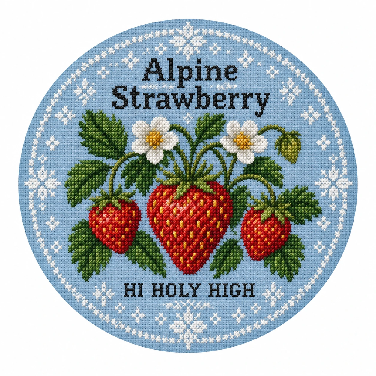 Arte provisional A-R1 · Alpine Strawberry