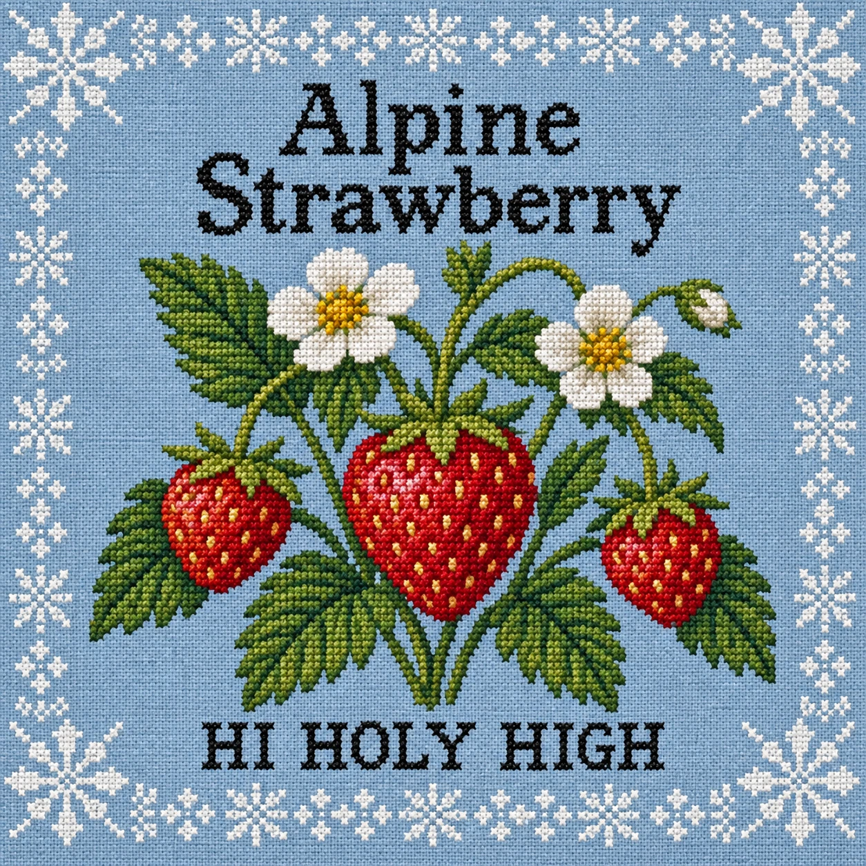 Arte provisional A-S1 · Alpine Strawberry