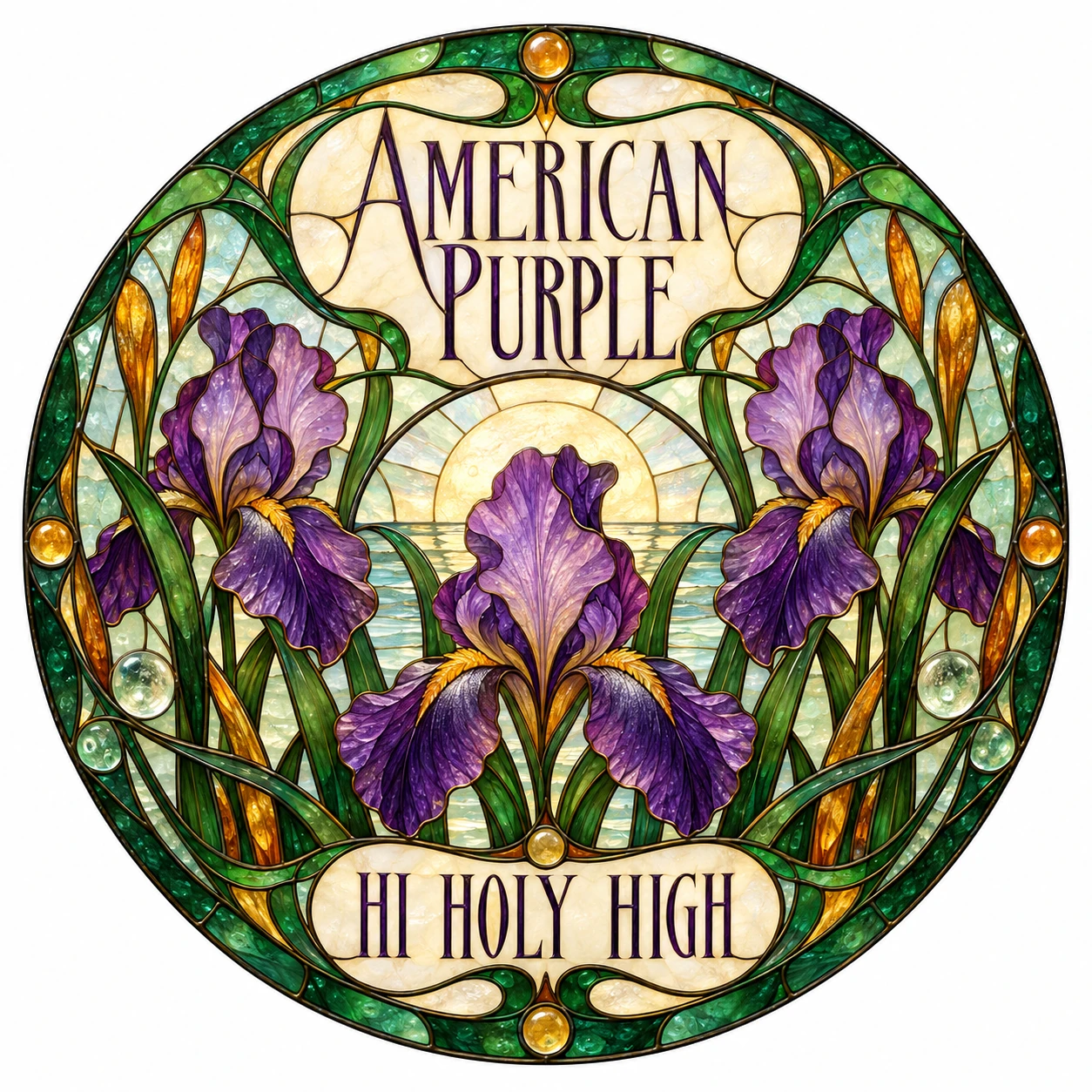 Arte provisional A-R1 · American Purple