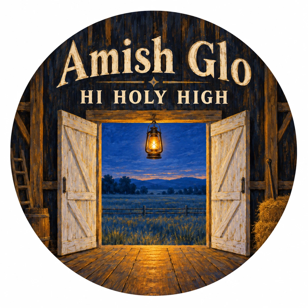 Arte provisional A-R1 · Amish Glo