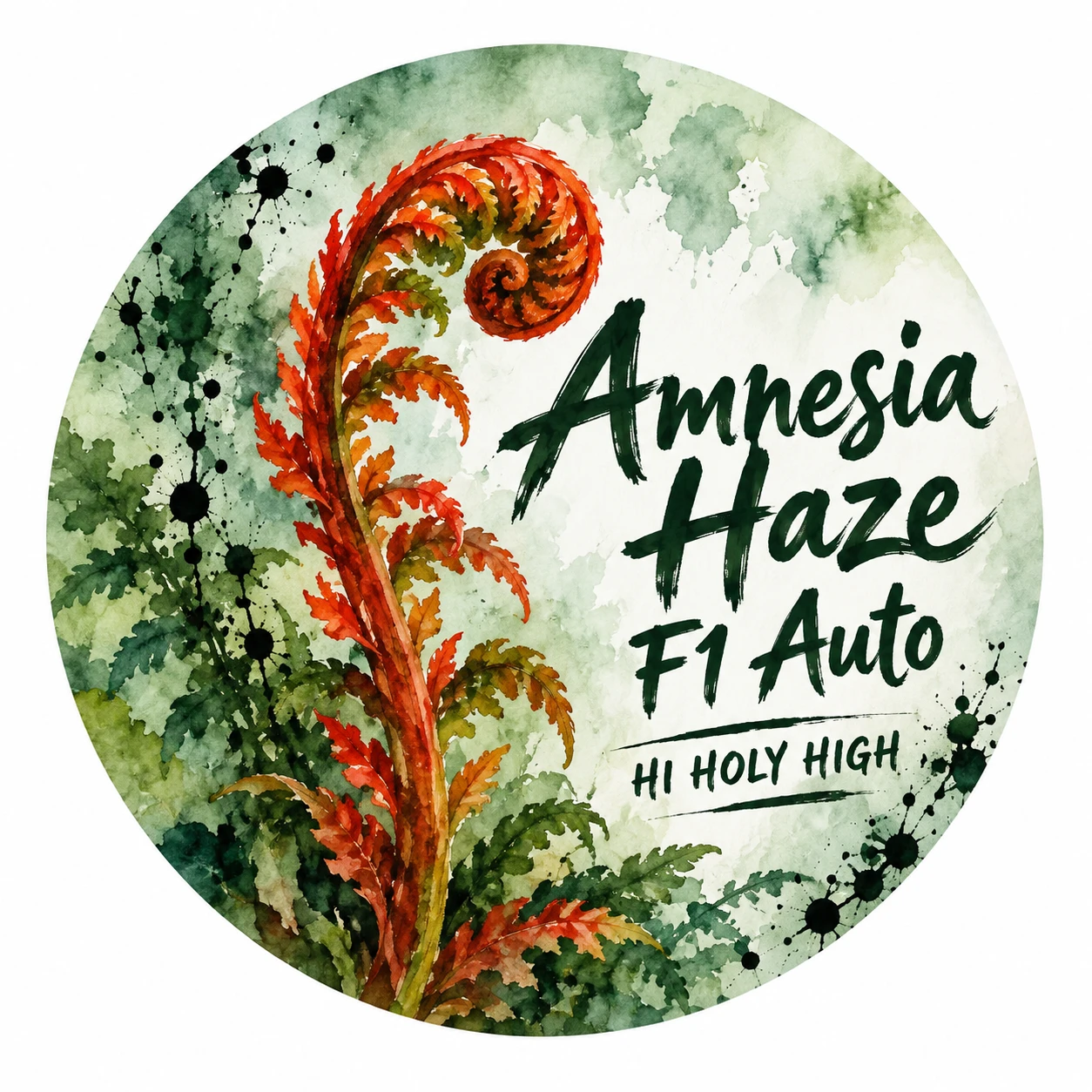 Arte provisional A-R1 · Amnesia Haze F1 Auto