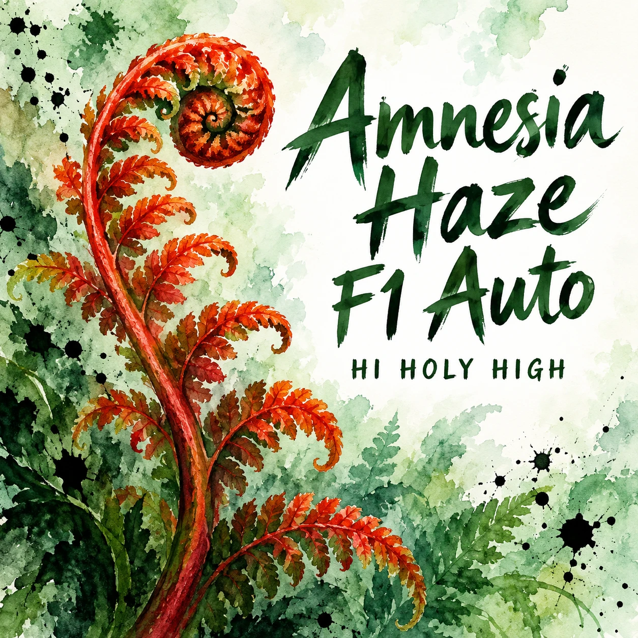 Arte provisional A-S1 · Amnesia Haze F1 Auto